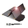 FlexSolar 60w Solar Panel QC3.0 USB-A USB-C DC5521 Output Foldable Charger Portable Power Supply High Conversion Efficiency Thin IP67 Waterproof Small