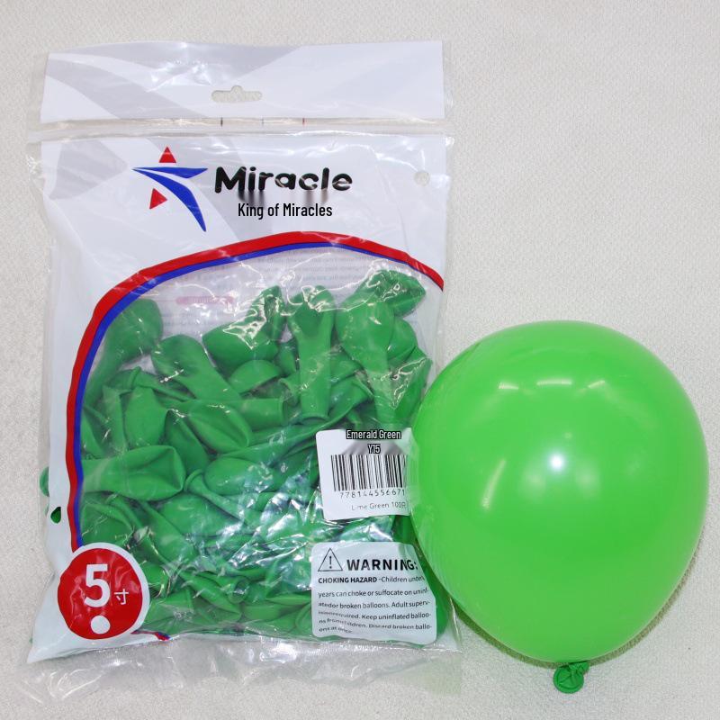Miracle Star 5-inch Latex Balloons, 100 pcs - Ideal for Children's Birthday Party, Wedding Celebration, Room Decoration.