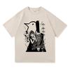 Goodnight Punpun T Shirt Fashion Men Retro Oyasumi Punpun Aiko Tanaka T-Shirt Unisex Anime Manga Vintage Sand Cotton Tees Shirts