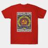 Soviet USSR CCCP Hammer Sickle badge Socialism Communism T Shirt Short Sleeve 100 Cotton Casual Tshirt Loose Top Size S3XL