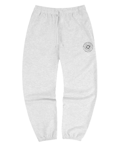 FILLUMINATE Bloom Jogger Sweatpants - Melange Grey