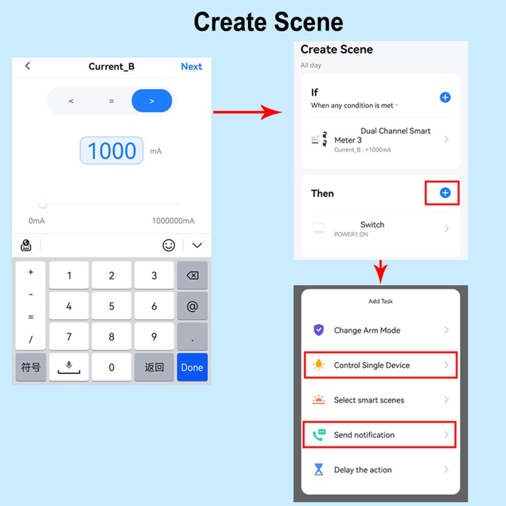 Tuya ZigBee Intelligent Energy Meter Solar PV System Power Production Consumption Bidirectional Monitoring Meter
