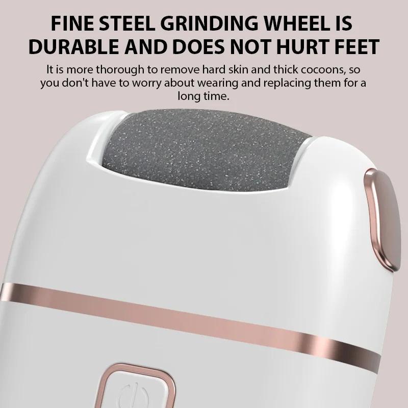 Rechargeable Electric Foot Grinder Dead Skin Remover Calluses Feet Scrubber Electric Foot File Dry Dead Cracked Foot Care Repair