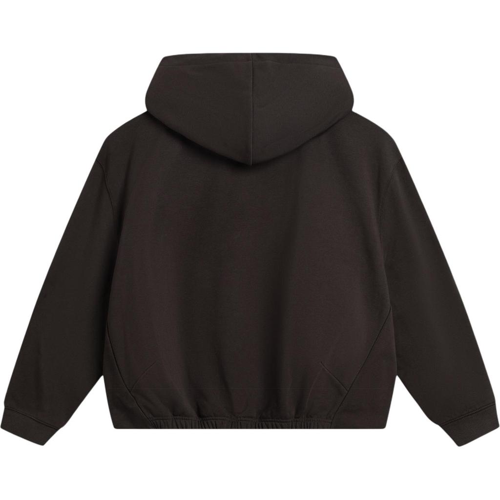 Li Ning Sports Lifestyle Serie Locker geschnittene Kapuzenjacke mit Logo Damenjacke AWDVC22-7