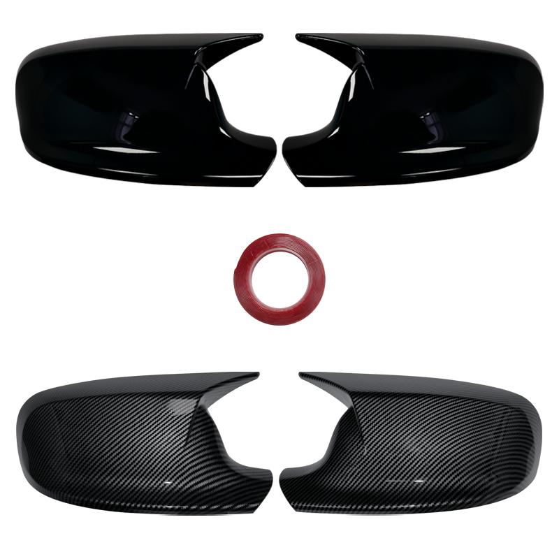For BMW X1 E84 X3 F25 2010 2011 2012 2013 Pre-LCI High Quality Smooth Black Car Rearview Mirror Cover Side Wing Mirror Cover