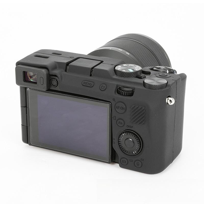 Huse din silicon pentru Sony A7CR și A7CII Genți pentru camere foto pentru A7CR Camere foto mirrorless Huse de protecție anti-cădere pentru camerele foto A7CII