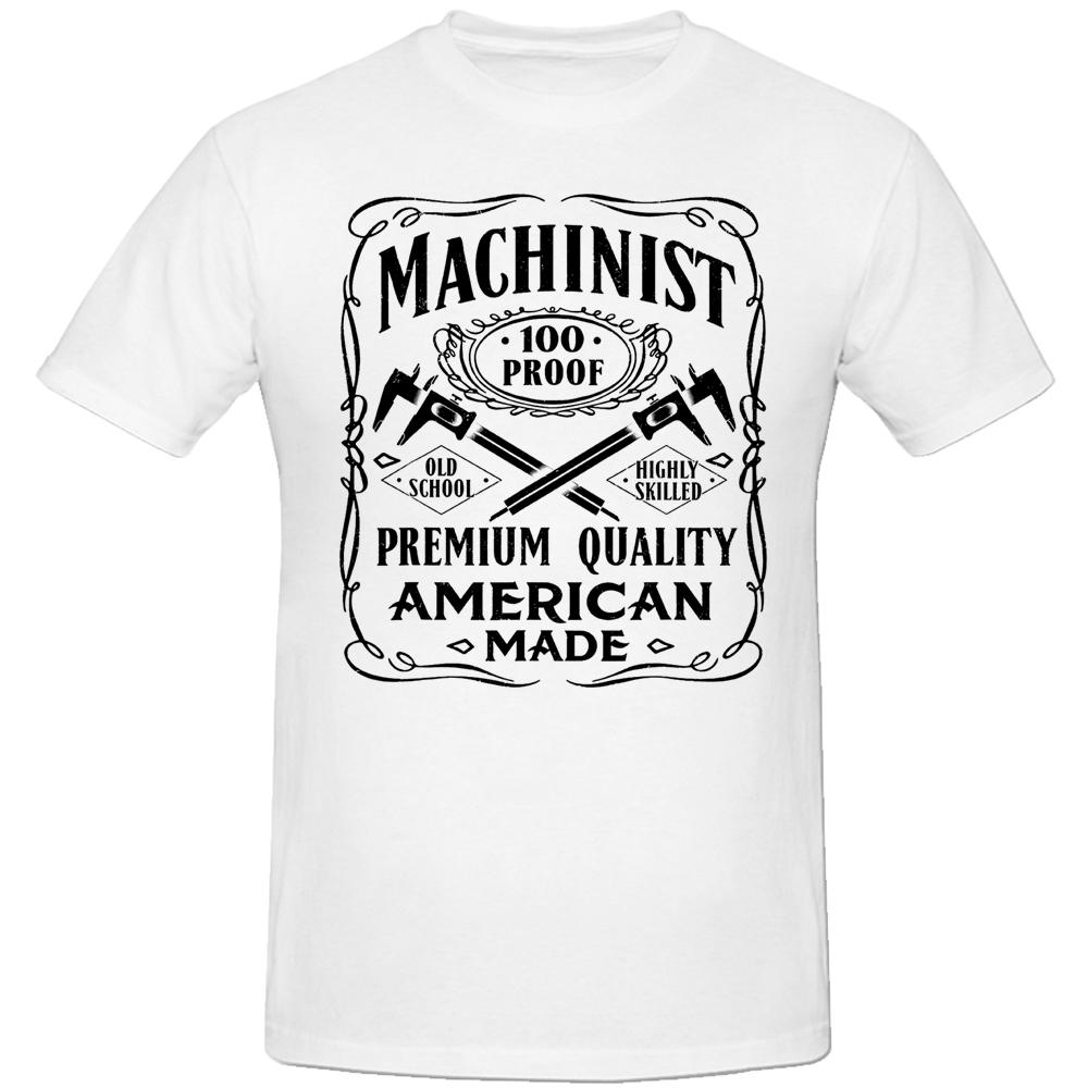 Funny Machinist T Shirts Summer Style Graphic Cotton Streetwear Short Sleeve Machine Operator Engine Driver Gifts T-shirt Men
