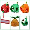 Orange Shape Cat Hat Watermelon Dogs Hats Cute Puppy Fruit Hat  For New Year Party