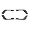 Carbon Fiber Inner Door Handle Panel Decor Trim For Toyota Highlander 2009-2013