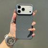 Carbon Fiber Kevlar Texture Magnetic Phone Case For iPhone 17 Air 16 15 14 Pro Max Metal Camera Frame Hard Plastic Cover