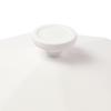 Francfranc Diamond Lightweight Cooking Pot 25cm White, 3-4 servings, Double-handled pot, Suitable for direct heat and induction cooktops, Ceramic