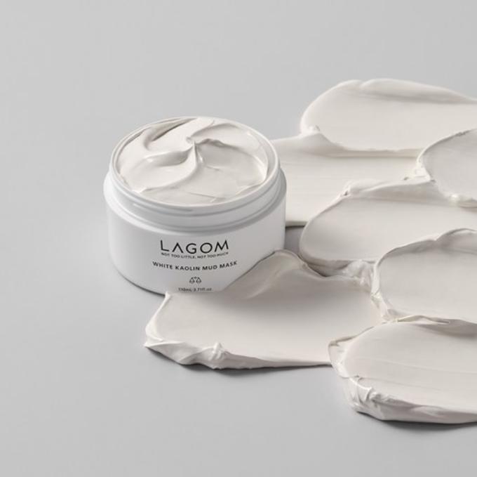 LAGOM White Kaolin Mud Mask 110ml – Deep Pore Cleansing & Sebum Control
