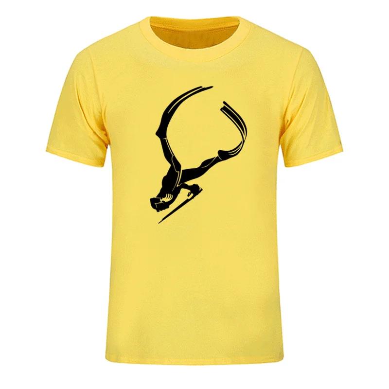 Summer men's diving fishing printed fashionable short-sleeved pure cotton T-shirt, trendy casual and versatile top