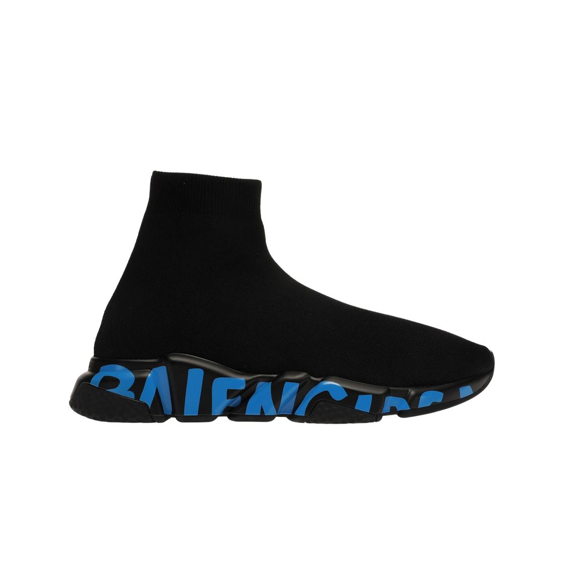 

Balenciaga Speed Trainer Graffiti Sole Black Blue EU 42