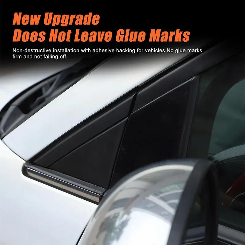 Replacement Car Left+Right Door Mirror Flag Triangle Trim Panel For FIAT 500 2012-2024 1SH17KX7AA 1SH16KX7AA 735426887 735426886