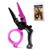 Fishing Activities Aluminum Alloy Fishing Split Ring Pliers Fishing Multitool Shear Protable Lightweight Rust-Proof Hook Remover