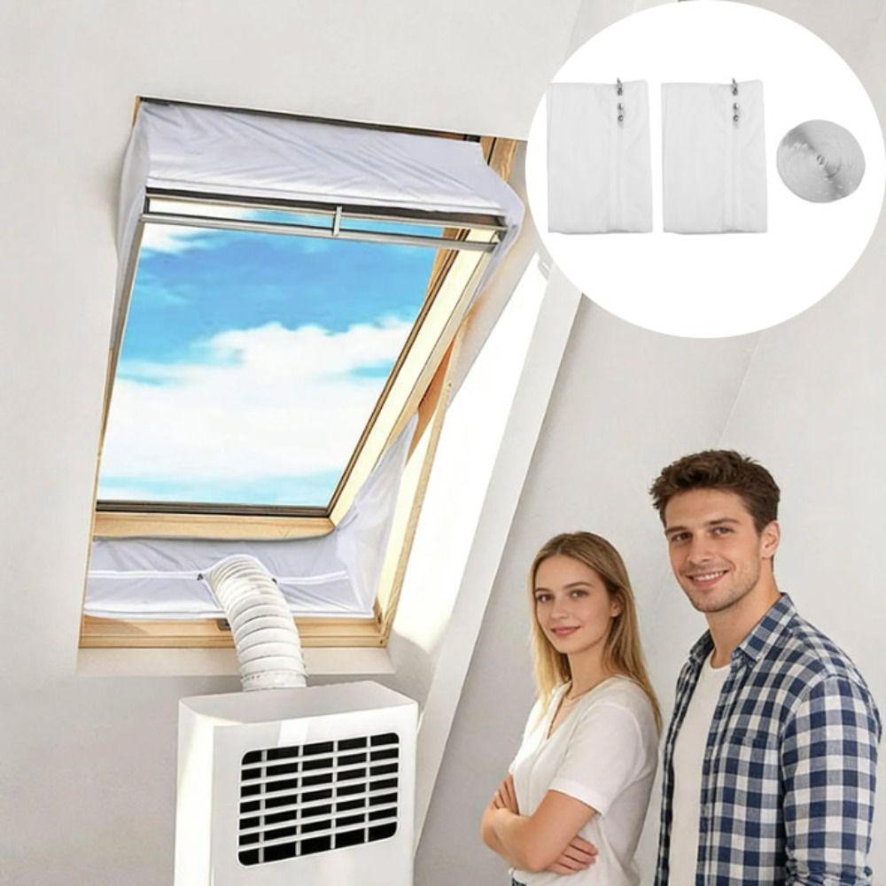 White Color Portable Air Conditioner Windproof Air Conditioner Cover  Air Conditioning Units
