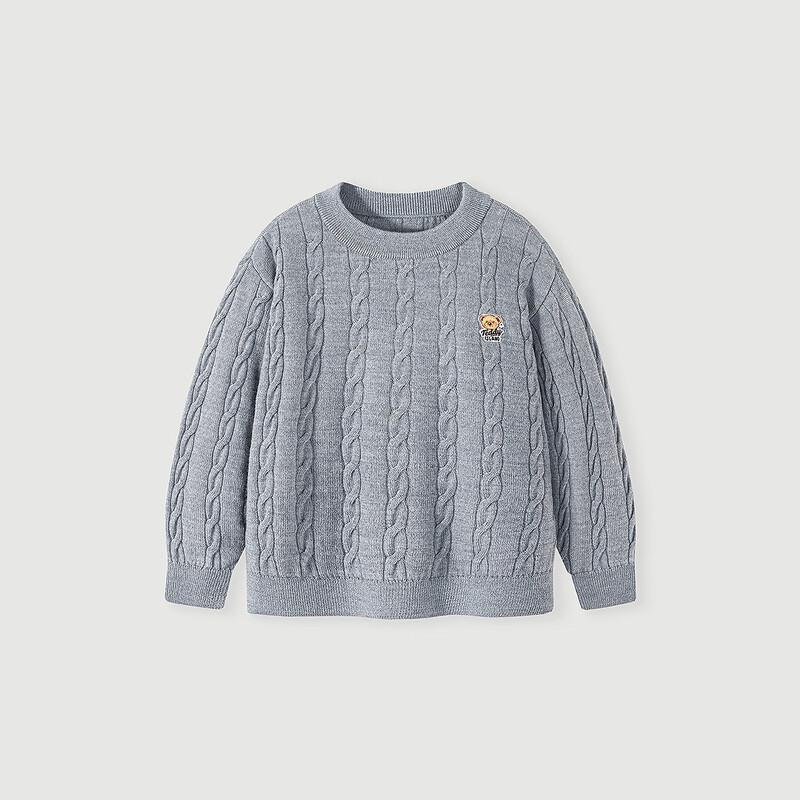 Minibala Teddybär Kinder waschbarer Wollpullover