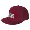 Fashion Sheffield United Bramall Lane S Street Sign Flat Brim Sun Hat  Workwear Style Caps For Unisex