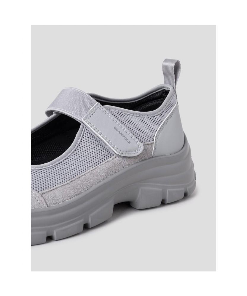 Beanpole Accessory Mesh Platform Sneakers - Light Grey