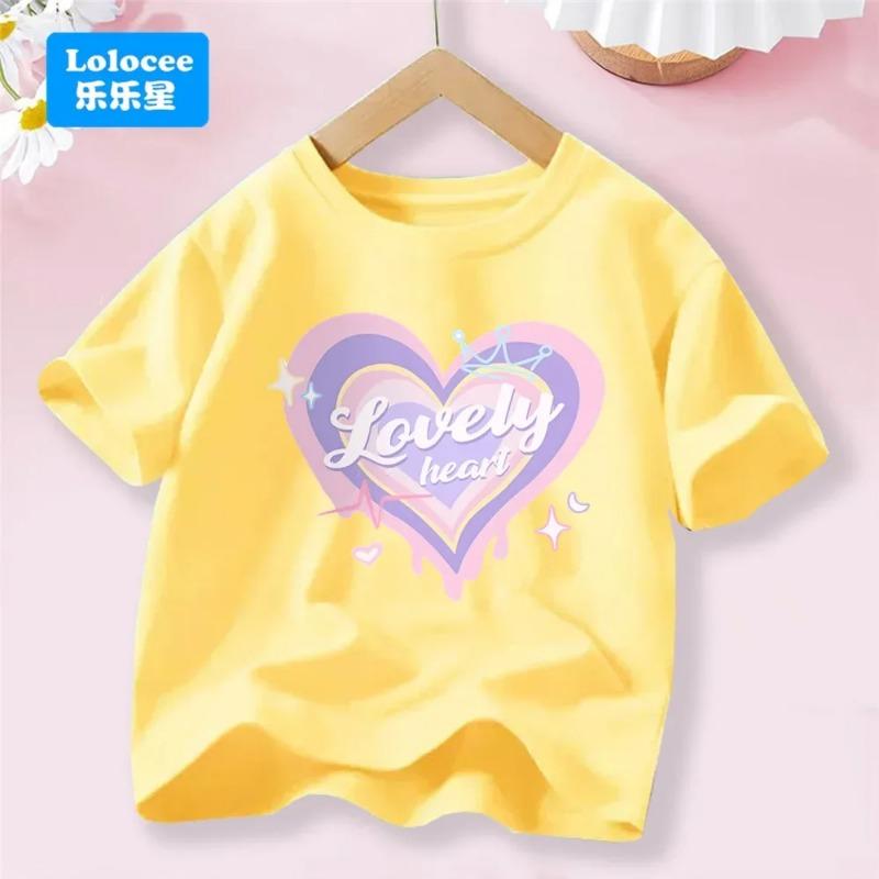 Kids Short-Sleeve t shirts My Little Soda Pop Children's Summer Pure Cotton Loose Tees Boys Girls Casual Tee Tops