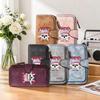Gothic Skull Print Long Wallet Cool Punk Leather Purse for Daily Casual Use