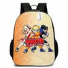 Naruto Peripheral Schoolbag Naruto Sasuke European and American Elementary and Middle School Students Backpack Cartoon Animation Computer Bag