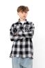 Warme Uniseks Geruite Kinderen Shirt met Geborstelde Fleece Voering, Tussenizoen 6417-090-1 HC