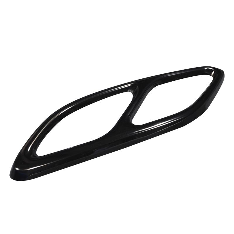 Stainless Steel Black Quad Exhaust Tips for Mercedes-Benz CLA (20 Models)