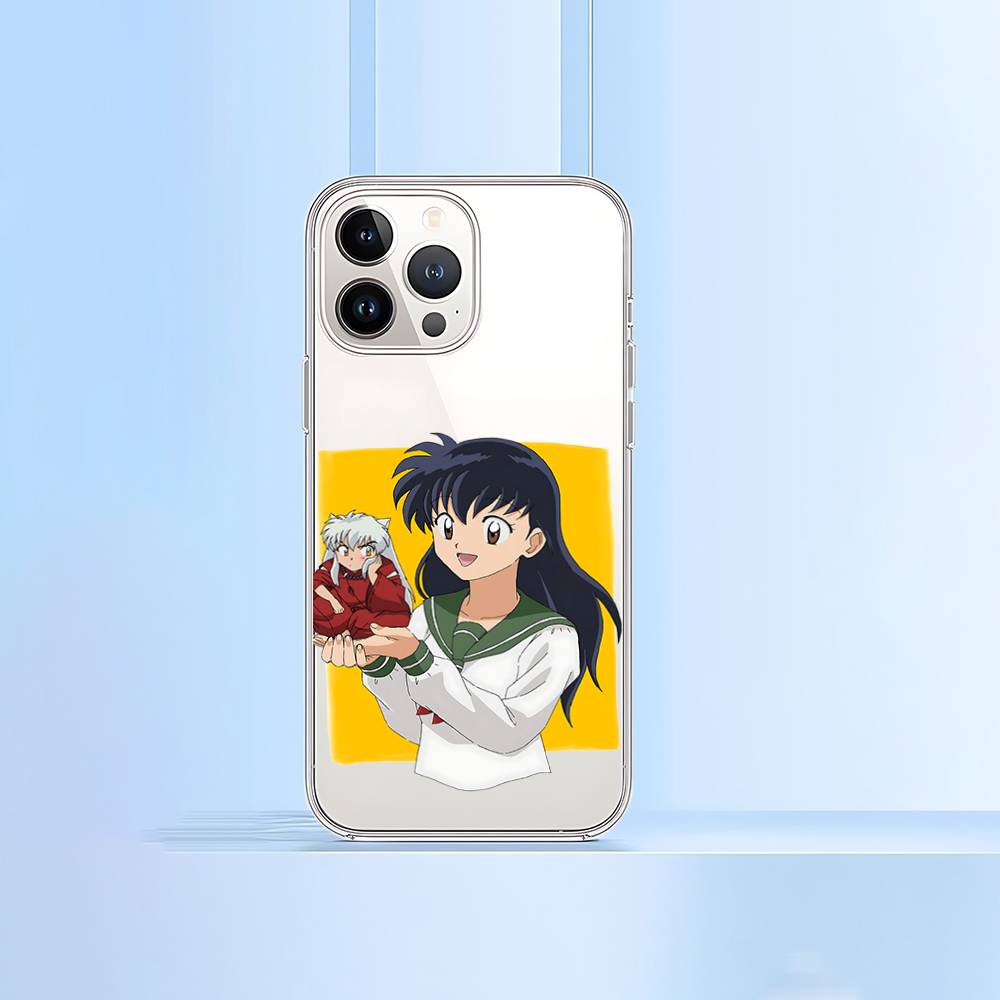 Anime I-Inuyasha Sesshoumaru Phone Case For IPhone 17 16 15 12 11 Pro Max 14 Plus 13 Mini Clear Cover Soft Funda