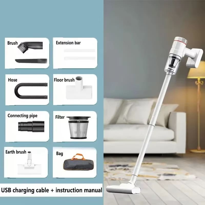 Car Wireless Handheld Vacuum Cleaner Car with Strong Suction Power Wireless High Power Portable Cleaning Robot Household Vacuum Cleaner