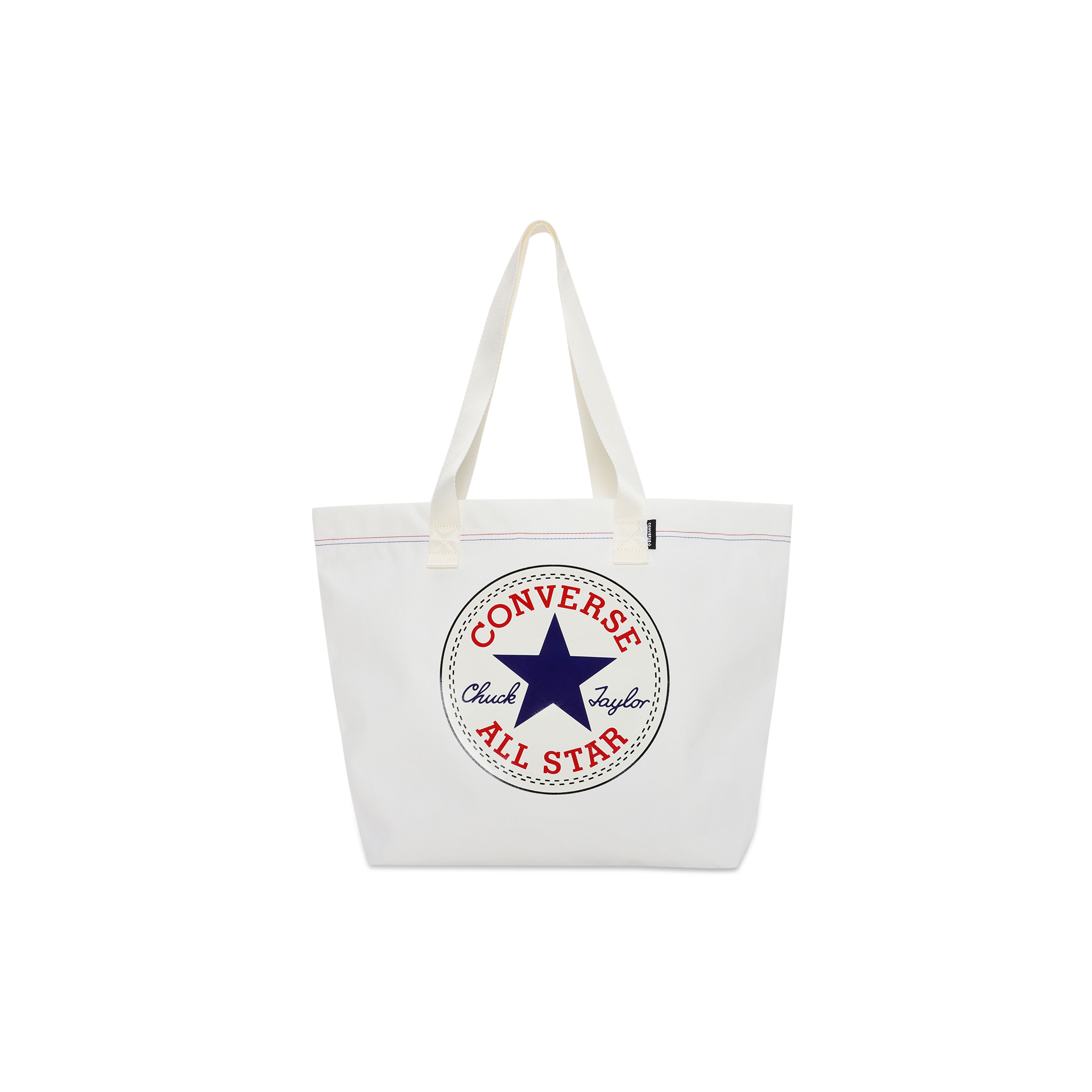 Converse Large Logo Large Capacity Tote Bag Unisex Tote Bags White 10023817281 White