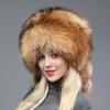 Fur Hat Female Winter Korean Version Tide Raccoon Hair Ear Protector Fox Hair Shawl Hat Outdoor Warm Bud Beret