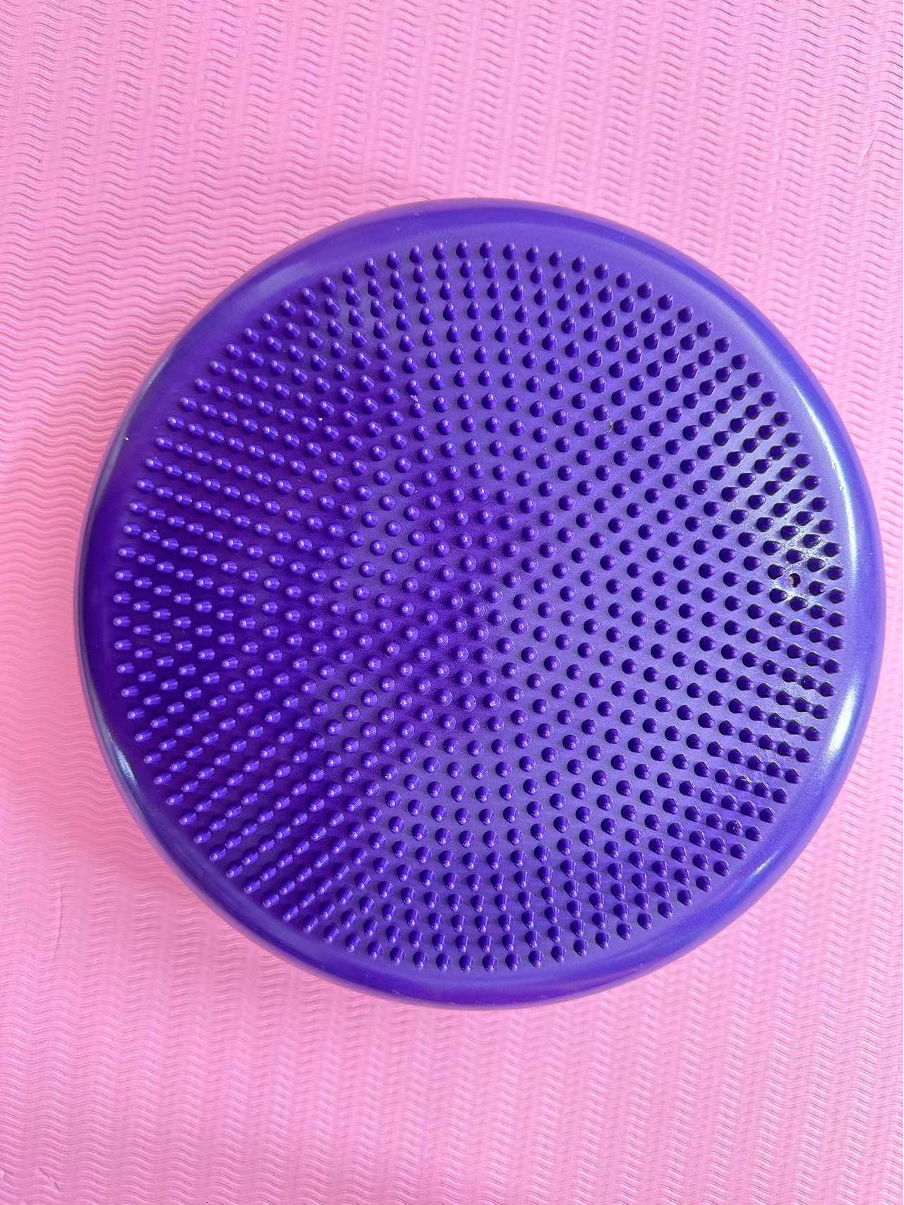 

ПВХ Подушка для баланса для йоги - Надувная массажная подушка, утолщенная, взрывозащищенная, для реабилитации голеностопного сустава и упражнений для мягкой ходьбы. 33x4 Balance Pad (No Pump) фиолетовый