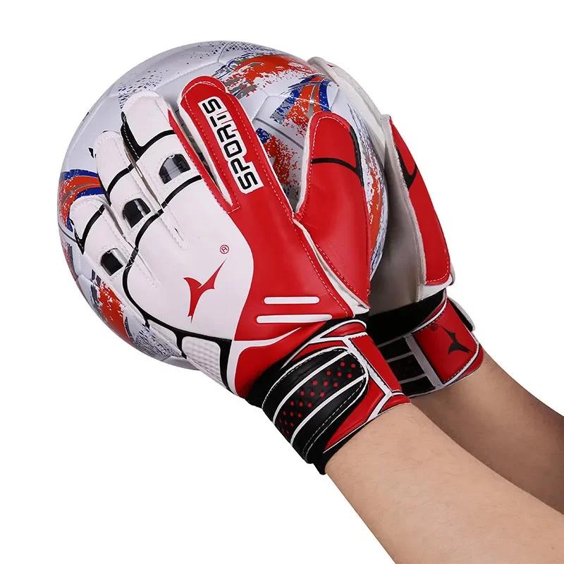 Non-Slip Professional Soccer Goalie Goalkeeper Gloves Breathable Glove Kids Children Adult Football Training Finger Protection