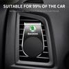 1x Car Magnetic L-shaped Car Dedicated GPS Phone Holder Emblem For Skoda Octavia Fabia a7 Kamiq Kapoq Kodiaq Rapid SCALA Superb Yeti Derivati