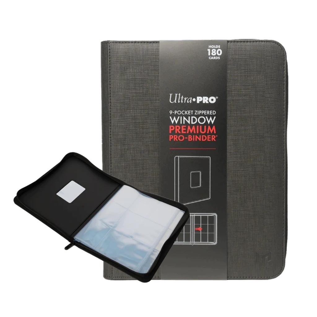 Card Album Ultra Pro: 9-Pocket Zippered Window Premium Pro-Binder