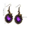 Unique Skull Ghost for Head Earrings Halloween Skeleton Earrings Gothic Drop Ear