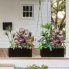 2pcs Outdoor Artificial Plants with A Realistic Touch, Featuring Colorful Monstera Leaves, Indoor/Outdoor Decor