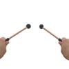2pcs Ethereal Drumsticks Round Head Drum Sticks Hammer Small Musical Drumsticks