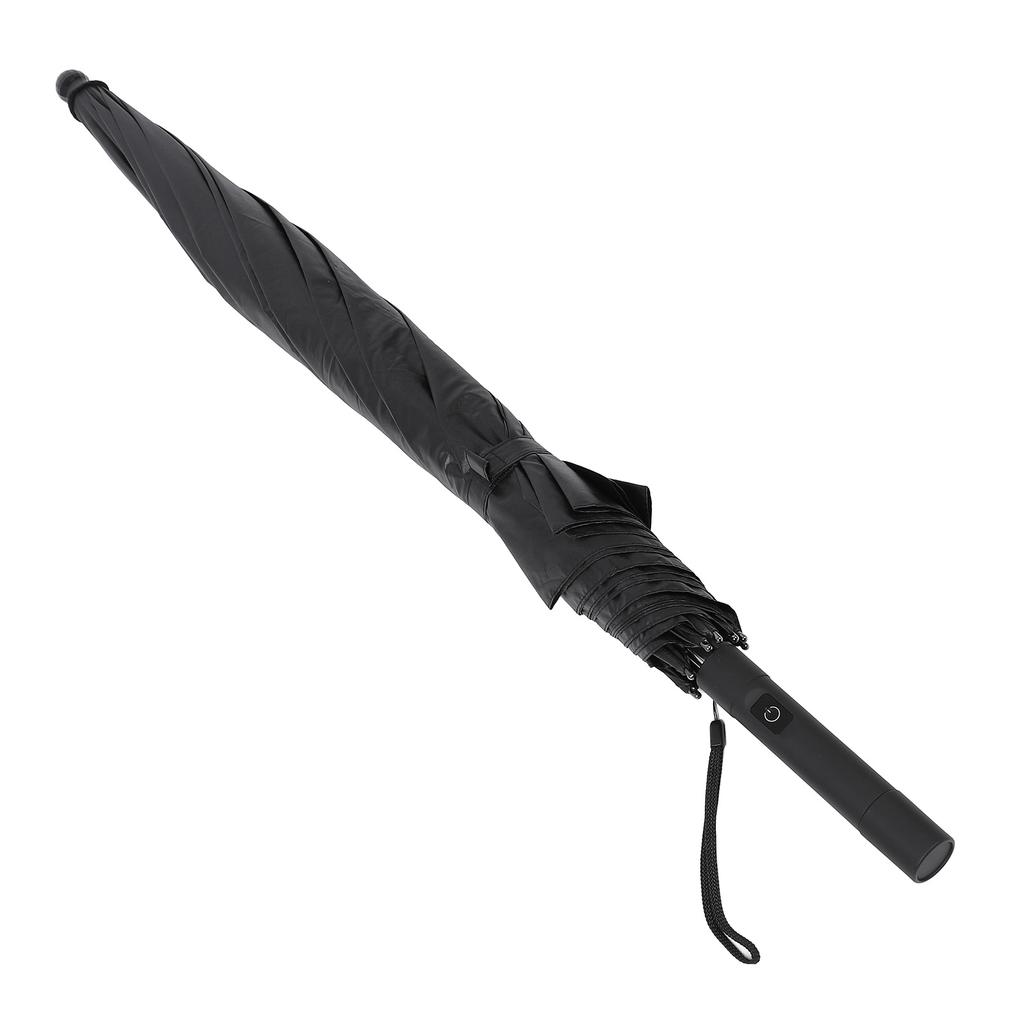 Portable Umbrella with Fan USB Rechargeable 2600mAh Power Bank Sun and Rain Umbrella Folding