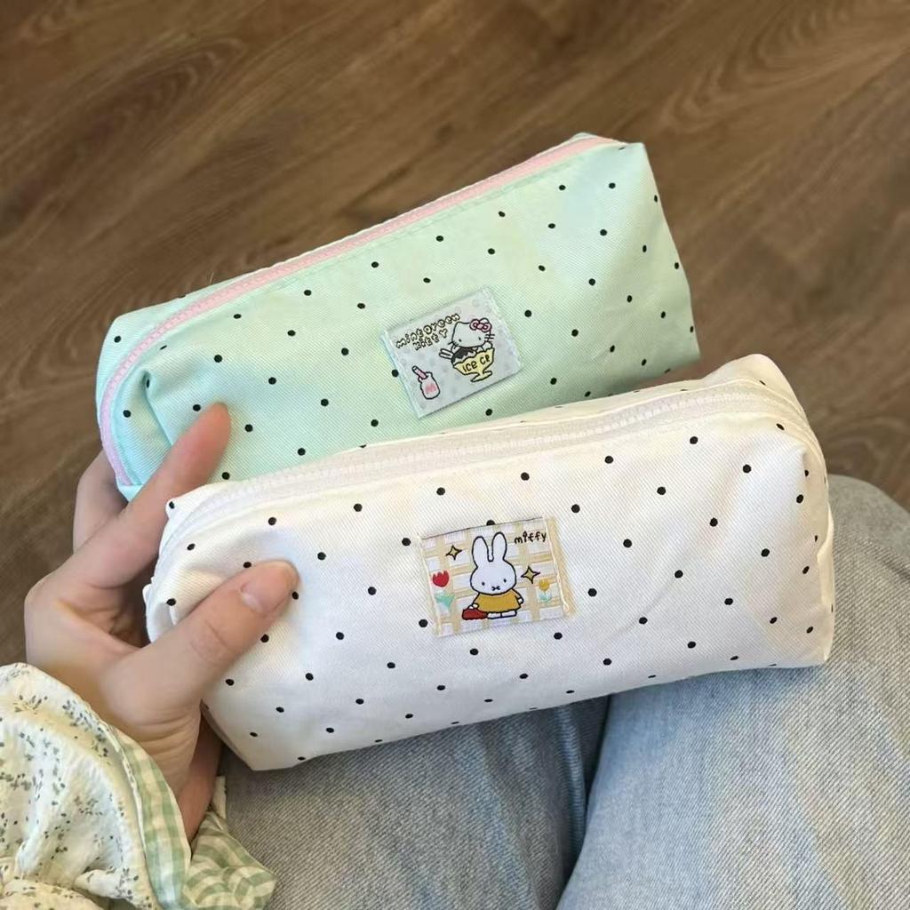 Miffy & KT Cat Inspired Cute Large-Capacity Pencil Case & Makeup Bag for Girls