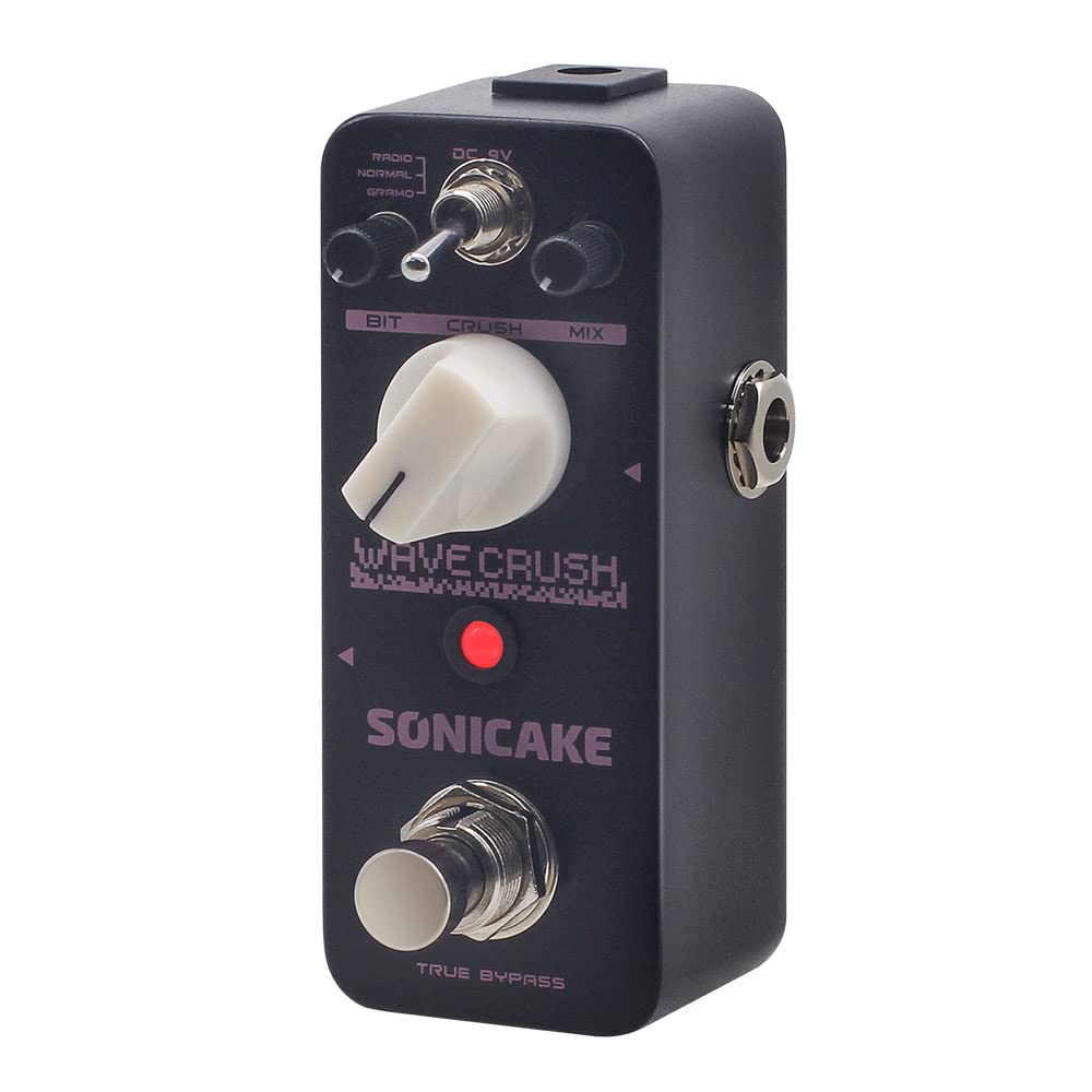 

SONICAKE Bit Crusher Guitar Effector Pedal with Sampler Wave Crush чорний