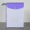 Loose-leaf Binder Compatible 3Pcs 11 Hole A4 File Folder with Snap Button, Colorful Document Organizer, Department Horizontal & Vertical Transparent