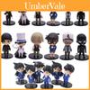 Cute Detective Conan Q Version Figures Set Of 6 Desk Display Cake Topper Home Decoration