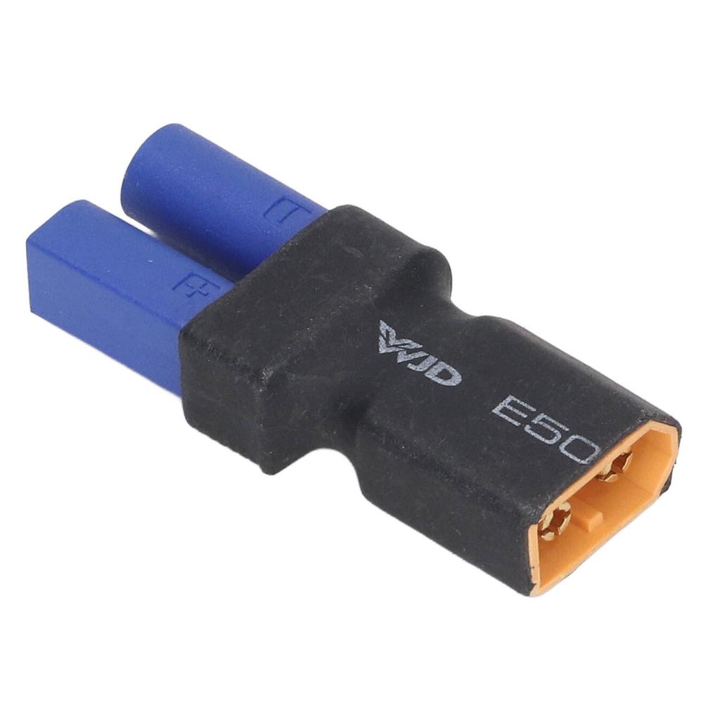 5Pcs EC5 To XT60 Adapter Rubber Plastic Copper Sturdy Accurate High Safety EC5 To Male Adapter for RC Car Aircraft Boat