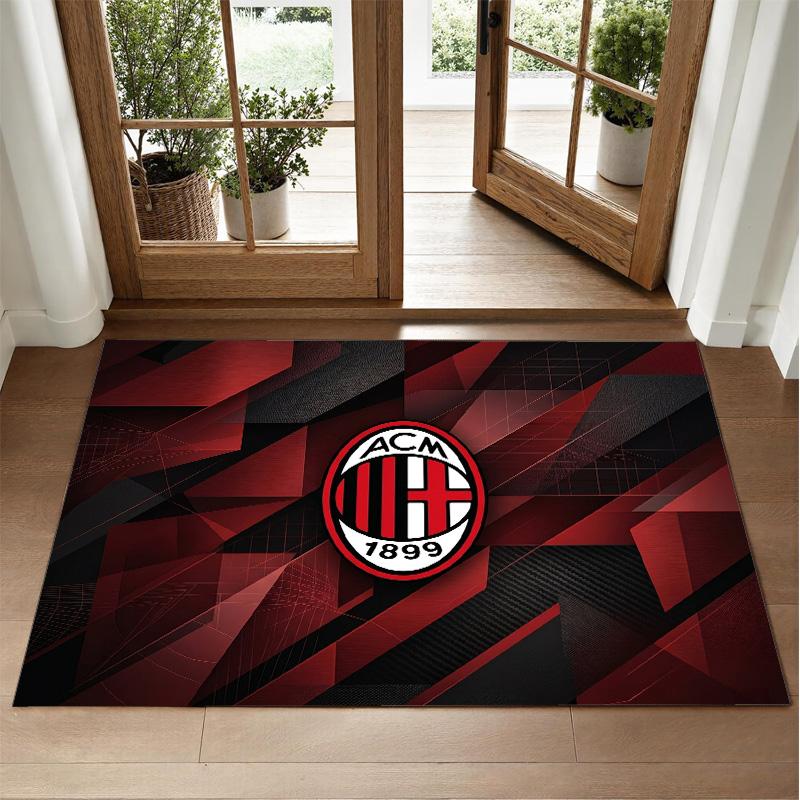 AC Milan Design Crystal Velvet Rug Soft Decorative Mat for Bedroom Entrance