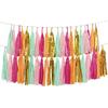 5pcs/lot Mixed DIY Tissue Paper Tassel Garland for Wedding Kids Birthday Party Decorations Baby Shower Favors Supplies