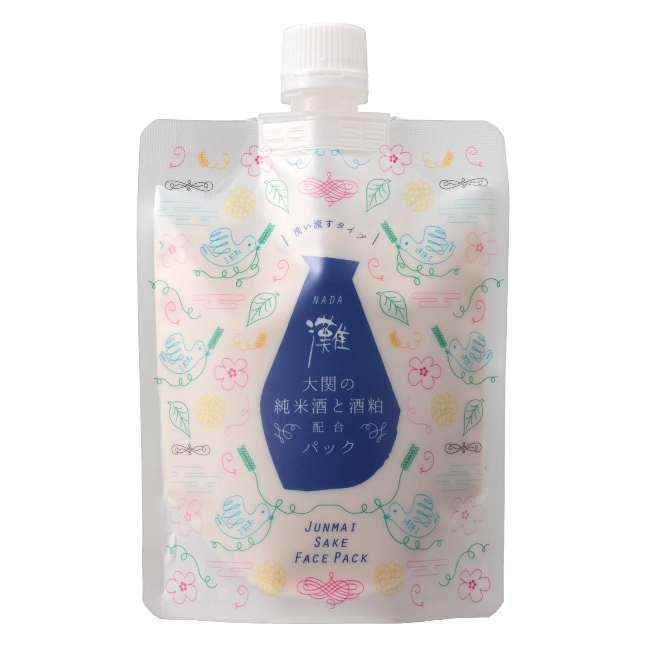 Sake Cosmetics Brewery Origin Nada Junmai Lees Pack