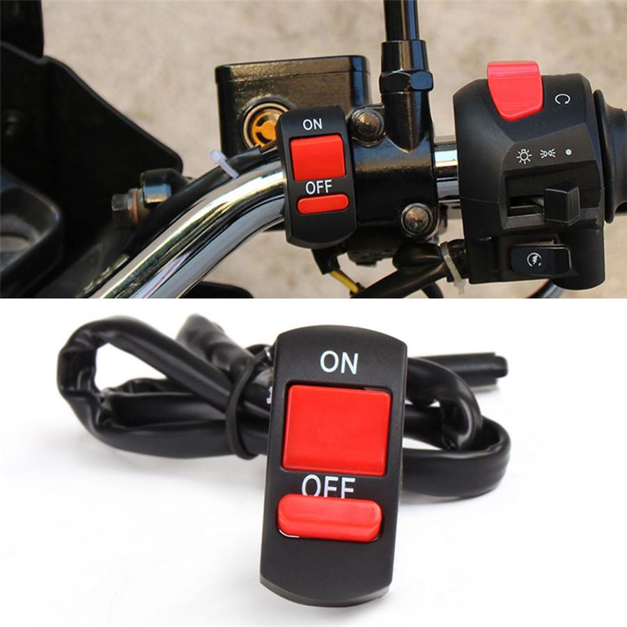 10 Pcs 12V 7/8" Motorcycle ATV Handlebar Switch For Headlight Fog DRL Work Light